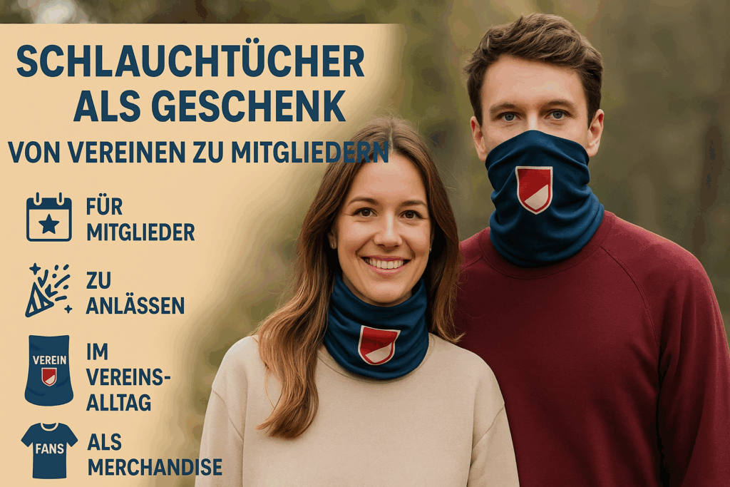Schlauchschal als Vereinsgeschenk